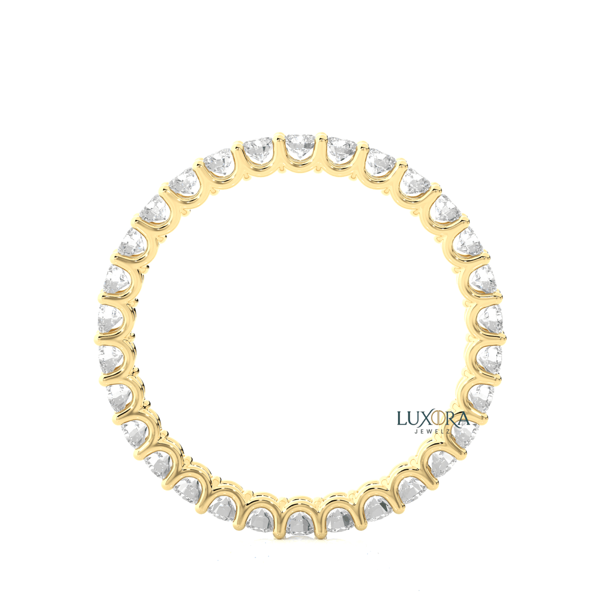 Classic Eternity Diamond Ring- Timeless Love | Luxora Jewelz
